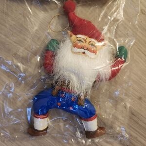 Christmas Corner Festive Elf Ornament with Red Hat New